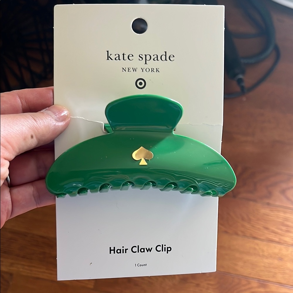 Hair clip by Kate spade Target green